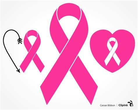 Cancer ribbon svg, pink ribbon svg | svg, png, eps, dxf, pdf - ClipInk