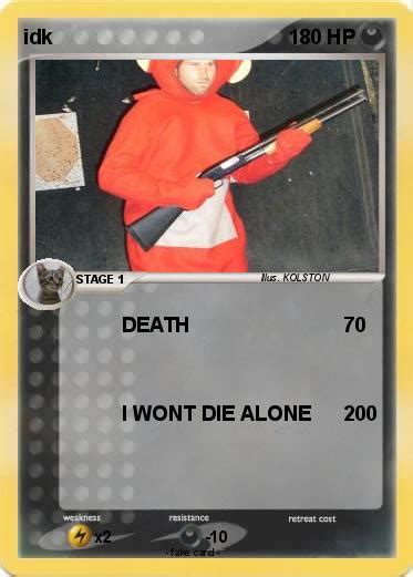 Pokémon Idk 88 88 Death My Pokemon Card
