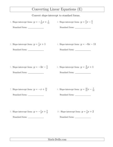Create the worksheets you need with infinite algebra 2. Slope Intercept Form Worksheet With Answers Kuta Software ...