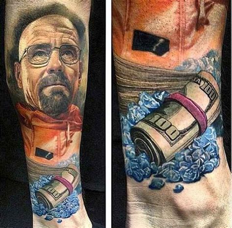 Walter White From Breaking Bad Tattoo Breaking Bad Tattoo Bad