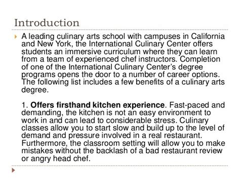 Four Benefits To A Degree In The Culinary Arts