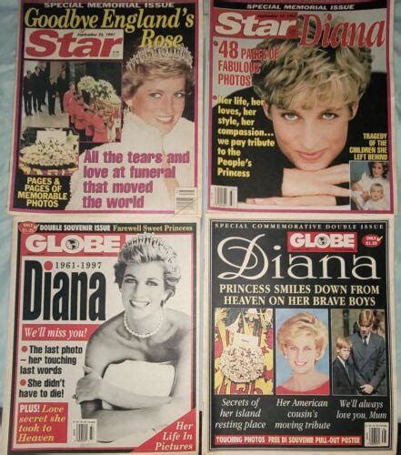 Princess Diana Tabloid Magazine Memorial Issue Lot 4 Starglobe Sept
