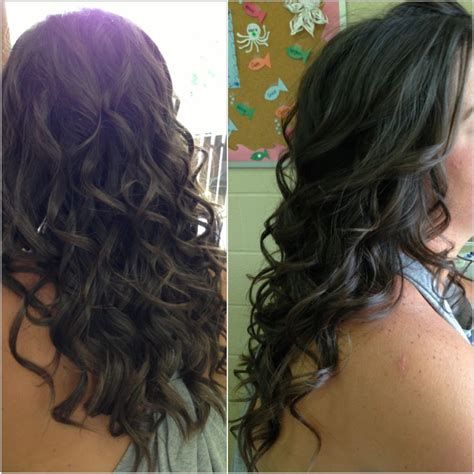 Due to the humidity i just can't get on with the shamphree thing. Thick straight hair into barrel curls | Barrel curls