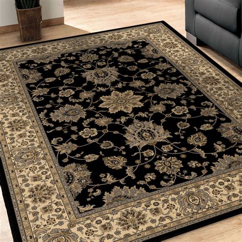 Find woven, throw, and area rugs, funny welcome mats, chenille styles and more from our wide collection here. Orian Rugs Detailed Design Traditional Borokan Black Area ...