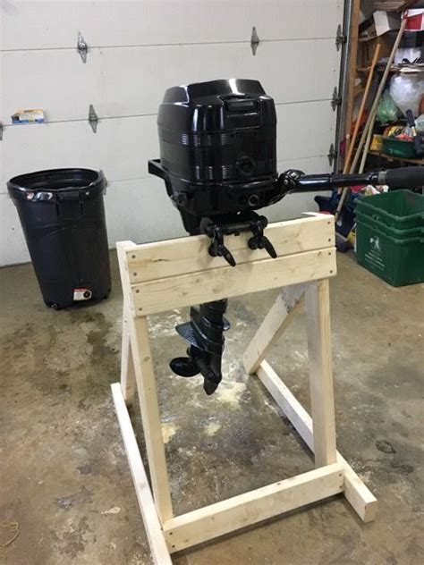 Boss boat motor stand cart dolly bracket outboard mount. DIY Outboard Stand w/ Pictures Page: 1 - iboats Boating Forums | 10337510 in 2020 | Outboard ...
