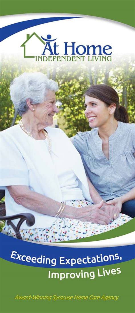 Home Care Brochures At Home Independent Living