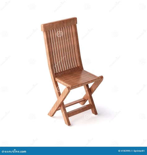 Isolated Wood Chair Stock Image Image Of Grey Ornate 4183995