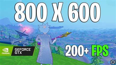 Low Stretched Resolution 800x600 Fortnite Chapter 2 Season 7 Fps