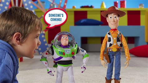 Toy Story 4 Sheriff Woody And Buzz Lightyear Toys That Fall Down When