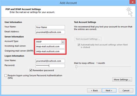 Both methods will achieve the exact same thing, so follow the one that seems more convenable for you. How to configure Outlook to use IMAP with an Outlook.com ...