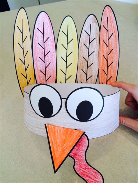 Cute Turkey Hat Perfect For Thanksgiving Thanksgiving Kindergarten