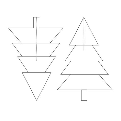 Tannenbaum Vorlage zum Ausdrucken (PDF & Word)