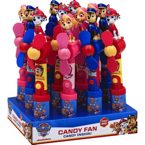 Paw Patrol Candy Fan Assorted Chewing Gum Midway Iga