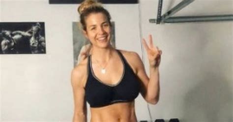 Gemma Atkinson Strips To Bra To Flaunt Curves As She Lets Out COVID