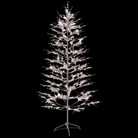 Place the christmas tree and stand in the basket. GE 6.5 ft. Brown Winter Berry Branch Tree with C4 Color ...