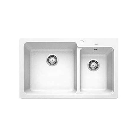 All of the kitchen sinks listed are available to purchase online and will be delivered directly to your door. Composite Granite - Blanco NAYA8 No Drainer Sink White ...