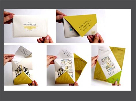 17 Best Images About Creative Folding Brochures On Pinterest Creative