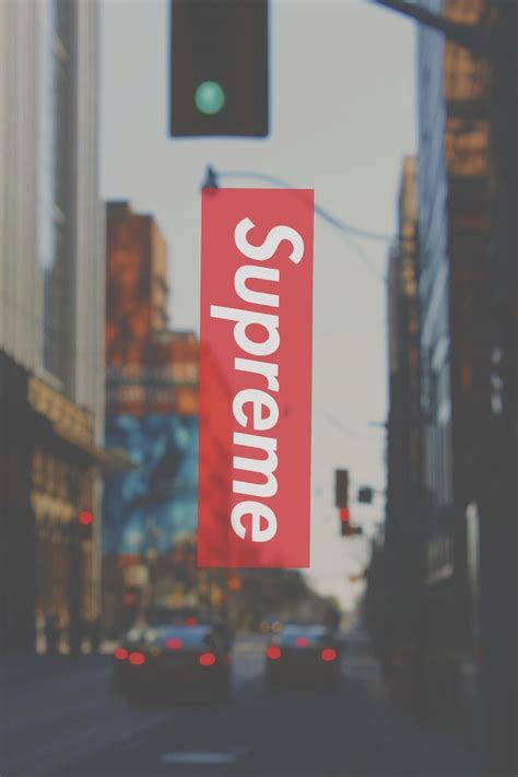 Supreme X Streets More Supreme Iphone Wallpaper Android Wallpaper