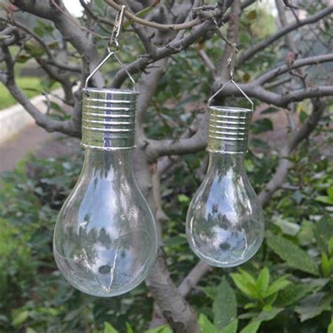 Waterproof Led Solar Light Bulb Solar Rotatable Outdoor Camping Hanging