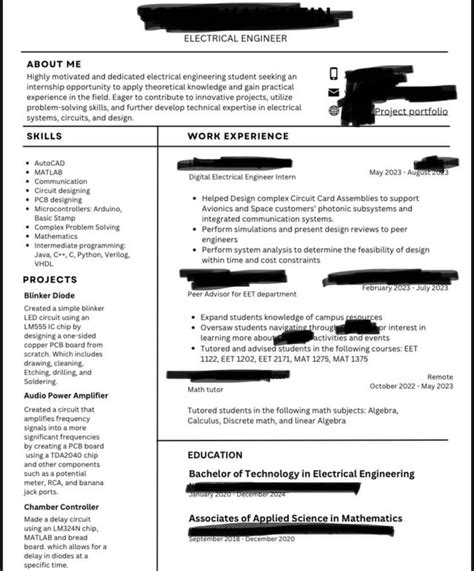 The Resume That Landed Me Two Internships And A Full Time Job Offer