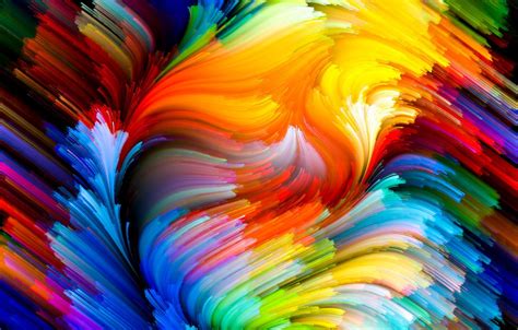 Rainbow Paint Splash Wallpaper Hd Abstract 4k Wallpap