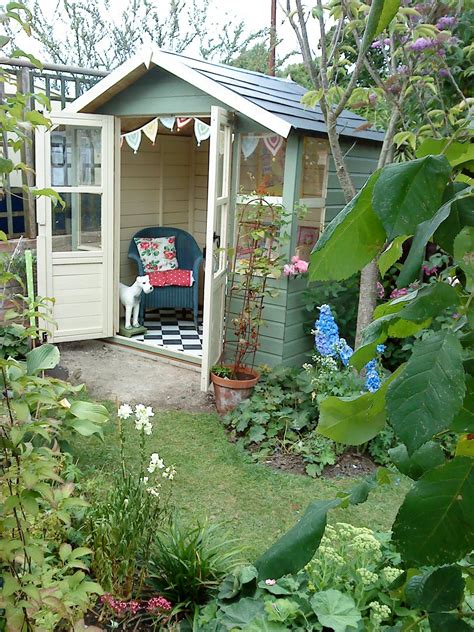 Vintagepretty And Shabby Garden Shed Interiors Backyard Shed Design