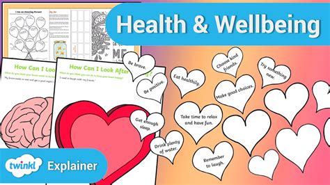 Easy Health And Wellbeing Activities For Kids Youtube