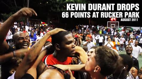 Remembering When Kevin Durant dropped 66 points at Rucker ...