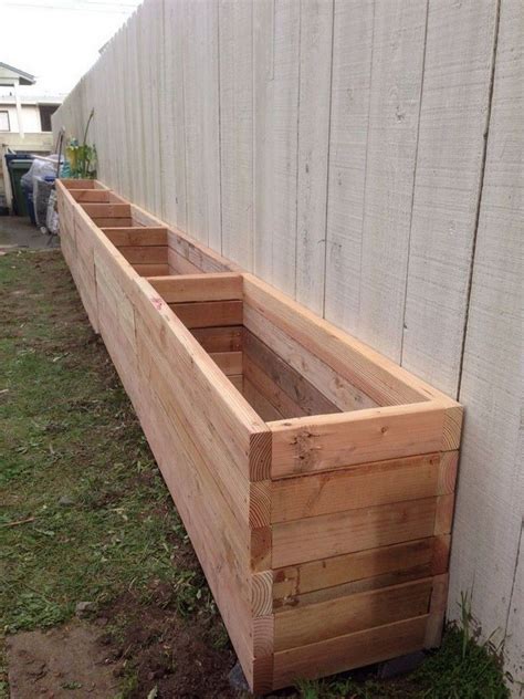 Check out the full build plans using angle iron, cedar pickets and pressure treated lumber! 31+ Simple Diy Wooden Raised Planter For Simple Garden ...