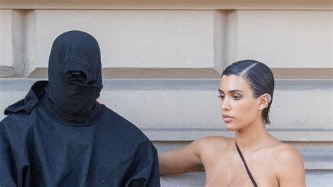 Kanye West S Wife Bianca Censori Goes Braless In Completely Sheer Top