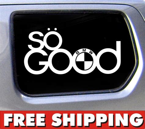 So good bmw jako najnowszy hit w ofercie naklejek samochodowych. BMW So Good Sticker e e30 e46 m3 m 325i 318 e34 vinyl 3 | eBay