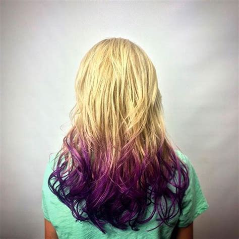 It most certainly appears that dip dyed hair has taken the world by storm. 21 Looks That Will Make You Crazy for Purple Hair | Page 2 ...