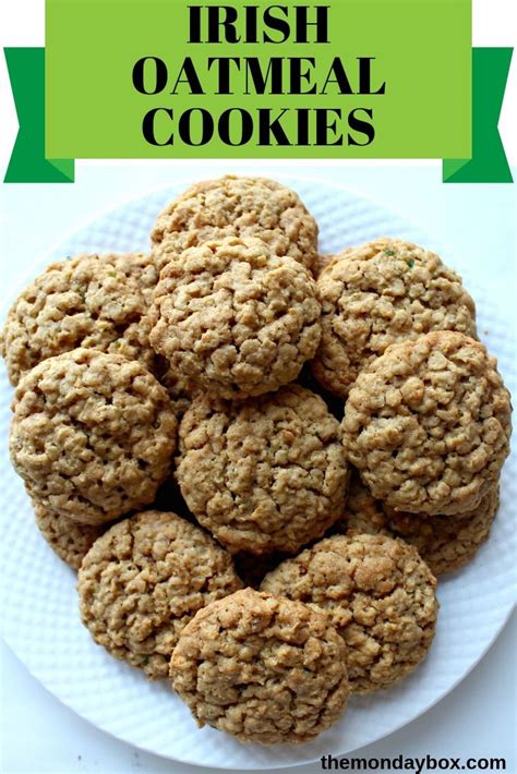 Frost cookies with irish flag frosting. Irish Oatmeal Cookies | Recipe (With images) | Irish ...