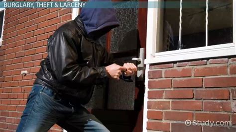 Property Crime Definition Types And Examples Video And Lesson Transcript