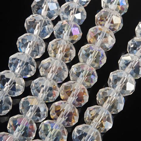 New Arrival 95pcslot 4x6mm High Quality Clear White Crystal Faceted