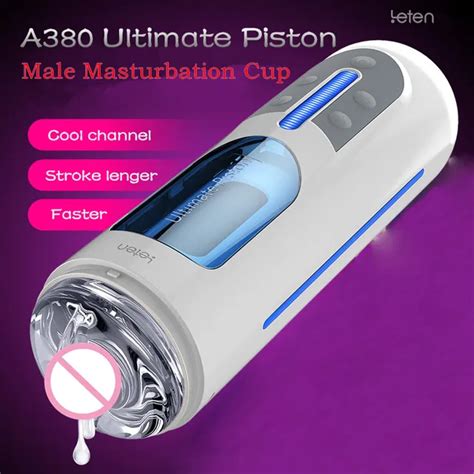 New Leten Piston Male Masturbator Usb Charge 10 Modes Electric Choucha