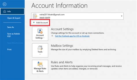 How To Configure Emails With Microsoft Outlook 20162019 On Windows