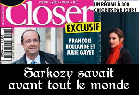 3 600 julie gayet françois hollande : Hollande / Gayet : Sarkozy était au courant des sorties en ...