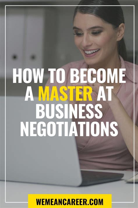 Negotiation Skills Business Artofit