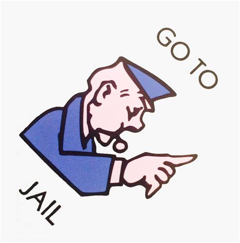 Go To Clip Art Monopoly Go To Jail Transparent Free Transparent