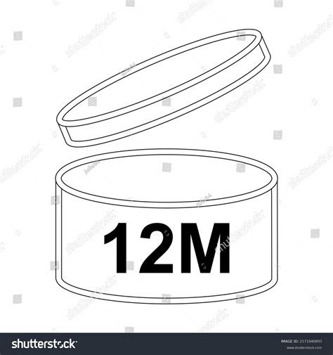 12m Period After Opening Pao Icon Stock Vector Royalty Free