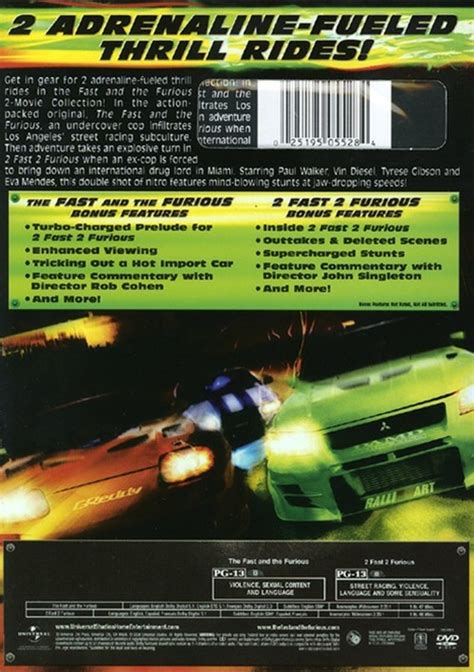 An action film series centered on illegal street racing and heists. Fast And The Furious 2 Movie Collection, The (DVD) | DVD ...
