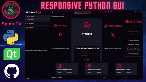 Python Build A Responsive GUI UI With ANIMATED Transitions PyQt