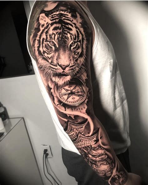 Tattoos Sleeve Tattoos Tiger Tattoo Sleeve Full Sleeve Tattoos