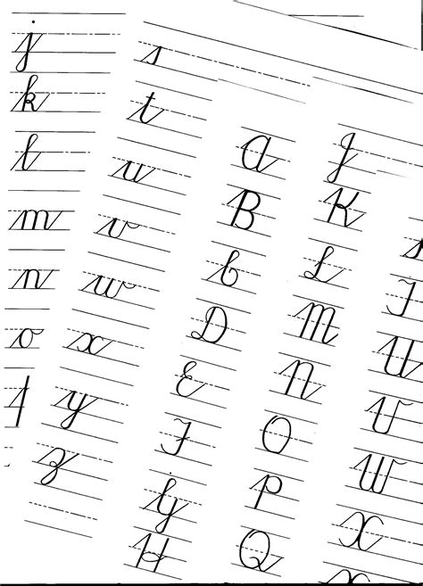 Just click on the letters below to print a worksheet. 9 Best Images of Cursive Writing Worksheets Letter F ...