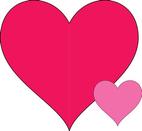 Clipart Double Hearts Doodle Wikiclipart