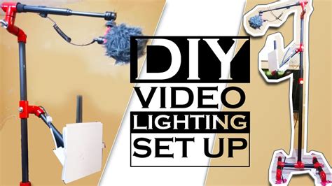 The collective wisdom of the internet will simply tell you to duct tape your mic to a broom and lean it up. DIY VIDEO LIGHTING & MICROPHONE STAND - YouTube