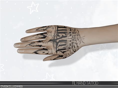 The Sims 4 Fil Hand Tattoo The Sims Game