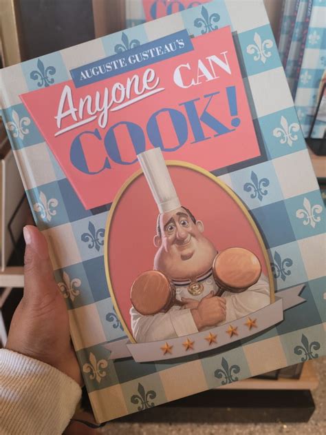 Disney Wdw Auguste Gusteaus Anyone Can Cook Recipe Notebook
