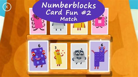 Numberblocks Card Fun 2 Turn The Cards Over And Find The Same